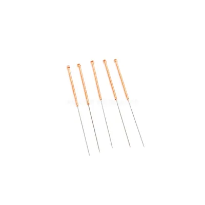 Vue 4 de Aiguilles d’acupuncture manche cuivre Modèle EACU CB (Copper Brand) – 100 pce