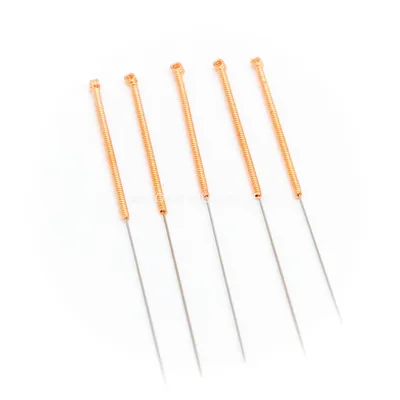 Aiguilles d’acupuncture manche cuivre Modèle EACU CB (Copper Brand) – 100 pce