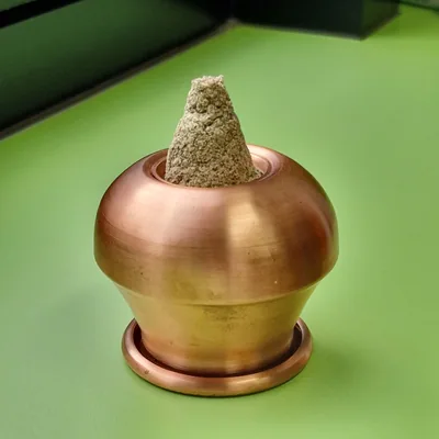 Vue 5 de Ventouse Mongole cuivre – Ø 10 cm
