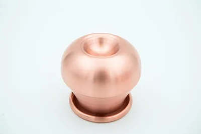 Vue 3 de Ventouse Mongole cuivre – Ø 10 cm
